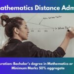 MA Mathematics Distance Admission 2025: Last Date, Fees, Eligibility & Syllabus