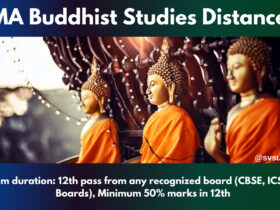 MA Buddhist Studies Distance Admission 2025